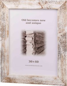 Ramka Bad Disain Photo frame Bad Disain 30x40 5cm, white 1