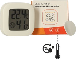 Higrometr termometr pokojowy wilgotnościomierz LCD 6