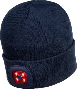 Portwest B028 - Czapka z dwoma lampkami LED - czarny 6
