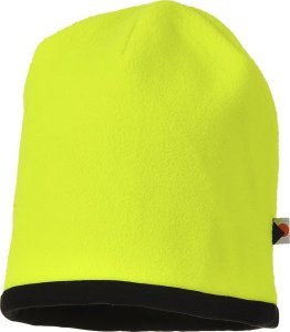 Portwest HA14 - Odwracalna czapka ostrzegawcza Beanie - żółty-czarny 2