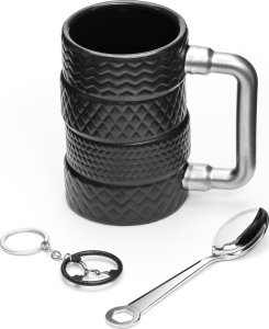 Gadget Master Zestaw Upominkowy dla Mężczyzny - Kubek + Łyżeczka + Brelok 3