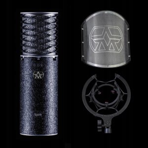 Aston Microphones Spirit Black Bundle Mikrofon pojemnościowy + pop filtr 1