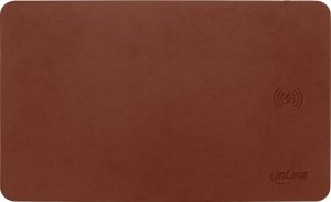 InLine InLine® Mouse pad, wireless charging, 370x225x7mm, brown 2