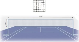 Tremblay Badminton net TREMBLAY FBD103 6,1 x0,75m 1