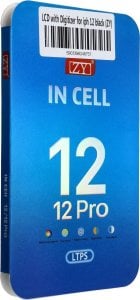 OEM Wyświetlacz do iPhone 12 / 12 Pro z ekranem dotykowym czarnym (ZY-LTPS) IC Transferable 1