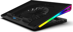 Inca Inca INC-608GMS stojak na notebooka Podstawka na notebooka Czarny 43,2 cm (17") 7