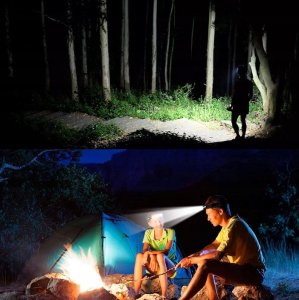 Latarka czołowa OEM Latarka czołowa Led Reflektor na głowę COB czarny 600mah 3