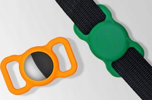 OEM AirTag Case na obrożę / pasek / szelki BLACK / CZARNY 8