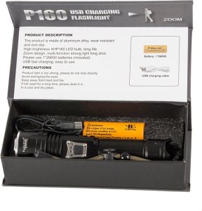 Bailong Latarka taktyczna wojskowa bailong led cree xhp160 Latarka taktyczna wojskowa bailong led cree xhp160 6