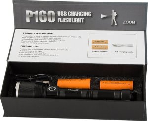 Bailong Latarka wojskowa bailong policyjna cree xhp160 moc Latarka wojskowa bailong policyjna cree xhp160 moc 2