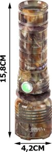 Bailong Latarka taktyczna bailong zoom cree led xhp160 usb Latarka taktyczna bailong zoom cree led xhp160 usb 8