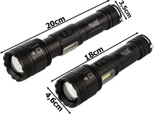 Bailong Latarka taktyczna bailong cree led xhp160 cob moc Latarka taktyczna bailong cree led xhp160 cob moc 2