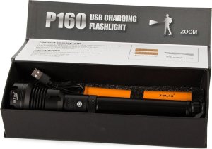 Bailong Latarka taktyczna led xhp160 cob mocna Latarka taktyczna bailong led xhp160 cob mocna 2