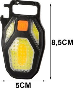 Bailong Lampka led cob brelok otwieracz magnes latarka usb Lampka led cob brelok otwieracz magnes latarka usb 2