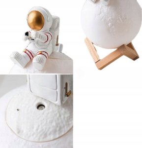 OEM Lampka nocna / nawilżacz powietrza ASTRONAUTA Art Deco siedzący (wzór 5) AFSH 4