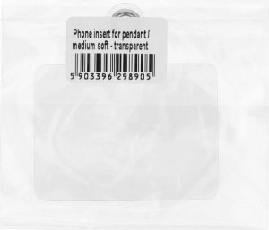 OEM Wkładka do telefonu pod zawieszkę / średnio miękka - transparent 2
