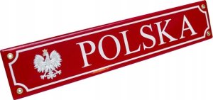 Tablica rejestracyjna Polska PL1 40x8cm - metal emaliowany 1