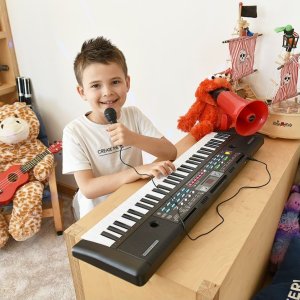 MQ 605 keyboard z mikrofonem dla dzieci 7