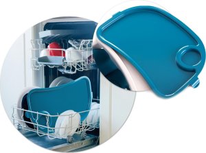 Nukido Krzesełko do karmienia ze stolikiem, leżaczek Belo ciemno niebieskie 11