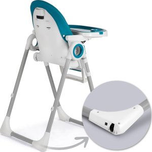Nukido Krzesełko do karmienia ze stolikiem, leżaczek Belo ciemno niebieskie 5