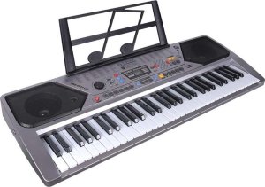 Q 001 UF Keyboard klawisze organy z mikrofonem dla dzieci USB MP3 radio 2