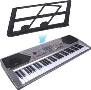 Q 001 UF Keyboard klawisze organy z mikrofonem dla dzieci USB MP3 radio 3