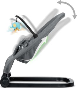 Nukido Leżaczek bujaczek z zabawkami NK-52 Nukido - szary 4