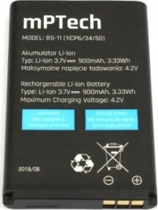 Bateria Mptech 900 Mah Myphone 6310 Bs11 1