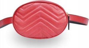 ZOLTA Torebka czerwona Saszetka na biodra Nerka 3