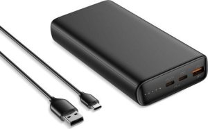 Veger VEGER powerbank 20 000 mAh PD QC3.0 5A 100W T100 (W2032C-100) czarny 1