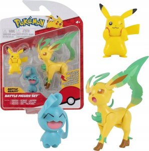 Figurka Pokemon Pokémon Battle Figure 3 Pack - Pikachu, Wynaut, Leafeon 1