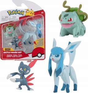 Figurka Pokemon Pokémon Battle Figure 3 Pack - Bulbasaur, Sneasel, Glaceon 1