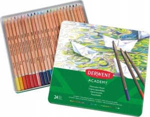 Derwent Kredki akwarelowe Derwent  pud metal 24 4