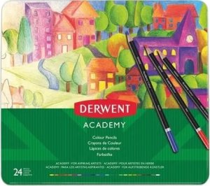 Derwent Kredki kolorowe Derwent  pud metal 24 2