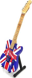 Mini gitara Rolling Stones - Keith Richards - UK&Tongue, skal 1:4; MGT-2301B 1