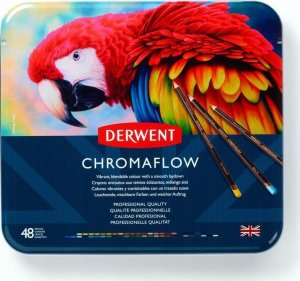 Derwent Kredki Derwent Chromaflow 48 pud metal 1