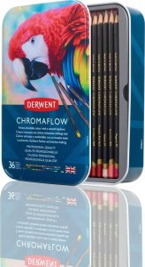 Derwent Kredki Derwent Chromaflow 36 pud metal 1