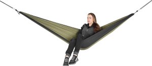 Enero HAMAK TURYSTYCZNY 2 OSOBOWY 270X140CM ZIELONO CZARNY 2