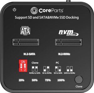 CoreParts CoreParts MS-CLONER-M2-SD duplikator Czarny 4