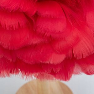 OEM Lampka nocna z piórkiem Art Deco czerwona CBDPH 3