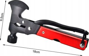 Multitool narzędzie wielofunkcyjne 17w1 survival młotek siekiera kombinerki 7