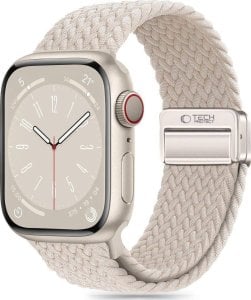 Tech-Protect TECH-PROTECT NYLONMAG APPLE WATCH 4 / 5 / 6 / 7 / 8 / 9 / SE (38 / 40 / 41 MM) NATURAL TITANIUM 1