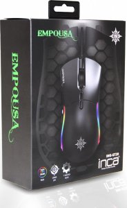 Mysz Inca INCA Gaming Maus IMG-GT20  10000 DPI, RGB, 7 Tasten, USB, SW retail 6
