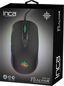 Mysz Inca INCA Gaming Maus IMG-348    3200 DPI, RGB, 7 Tasten, USB, SW retail 6