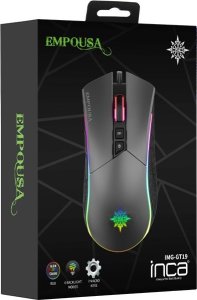 Mysz Inca INCA Gaming Maus IMG-GT19   4800 DPI, RGB, 7 Tasten, USB, SW retail 5