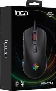 Mysz Inca INCA Gaming Maus IMG-GT14   3600 DPI, RGB, 7 Tasten, USB, SW retail 4