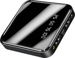 Powerbank Aptel POWERBANK z Wyświetlaczem Latarką 2 porty USB-A 4800mAh czarny US15 2