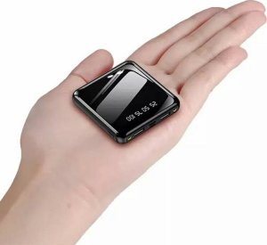 Powerbank Aptel POWERBANK z Wyświetlaczem Latarką 2 porty USB-A 4800mAh czarny US15 3