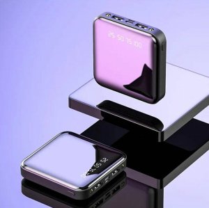 Powerbank Aptel POWERBANK z Wyświetlaczem Latarką 2 porty USB-A 4800mAh czarny US15 5