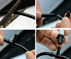 ZOLTA Kurtyna wodna 25m + adapter z szybkozłączką reduktor do węża 7